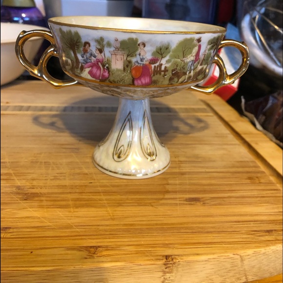 LOFT Dining Vintage Loft Japan Fine China Sugar Bowl Dish Footed